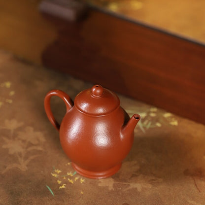 Original Ore Real Yixing Zisha Zhu Clay Tea Pot Handmade Pot 150ml Kungfu Teapot