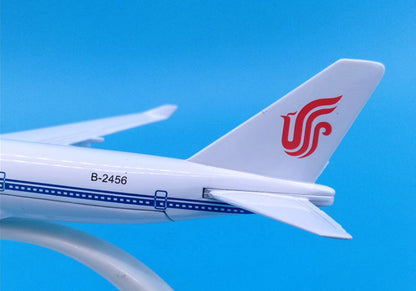16cm AIR CHINA BOEING 747-400 Passenger Airplane Diecast Plane Aircraft Model