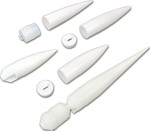 Estes NC-50 Nose Cone Pack - Includes 4 Nose Cones, Fits BT-50 Body Tubes (3162)