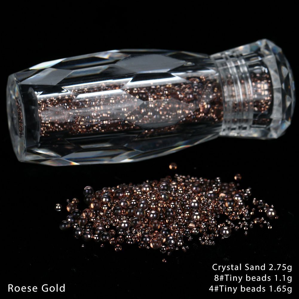 Nail Art Glitter Micro Crystal Pixie 3D Tiny Beads DIY Manicure Rhinestone Decor