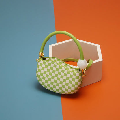 Strap Bag One Shoulder Handbag Crossbody Purse Elegant Shell Shaped 21*14*7*12CM