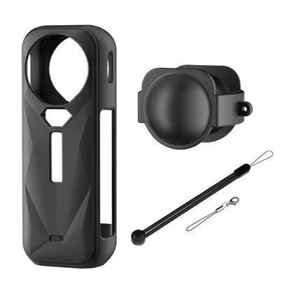 Camera Silicone Lens Cap Body Drop Protection Dust Cover for Insta360 X5