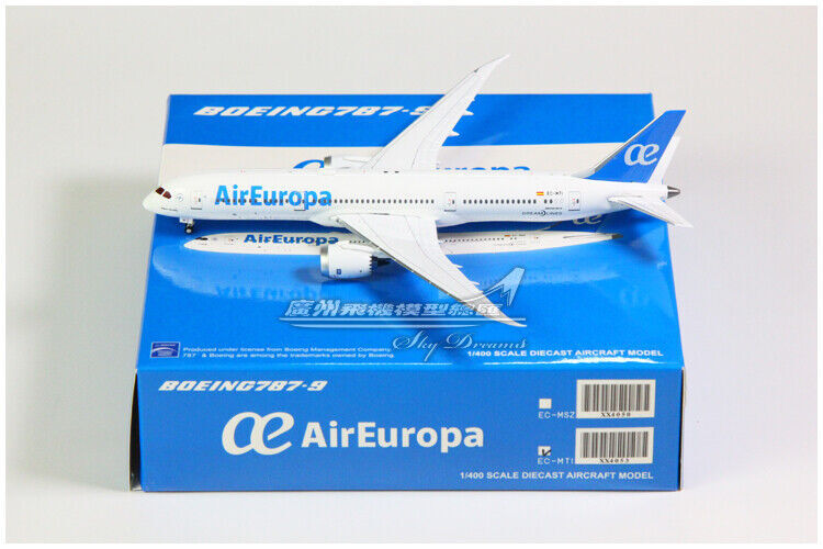 1:400 JC WINGS AirEuropa BOEING 787-9 Passenger Aircraft Diecast Aircraft Model
