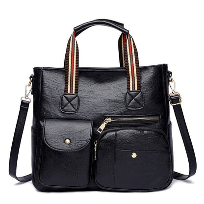 Fashion Leather Handbags Women Luxury Bags Large Tote Shoulder Bags 21*16.5*10CM