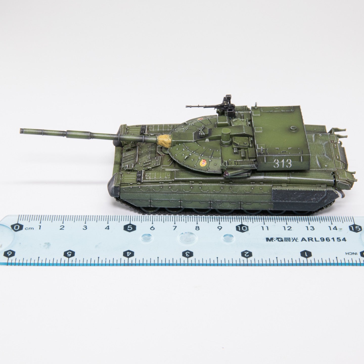 AM1/72 Russian 640 Blackhawk Tank Alloy Core Magnetic Gun Barrel Finished Model