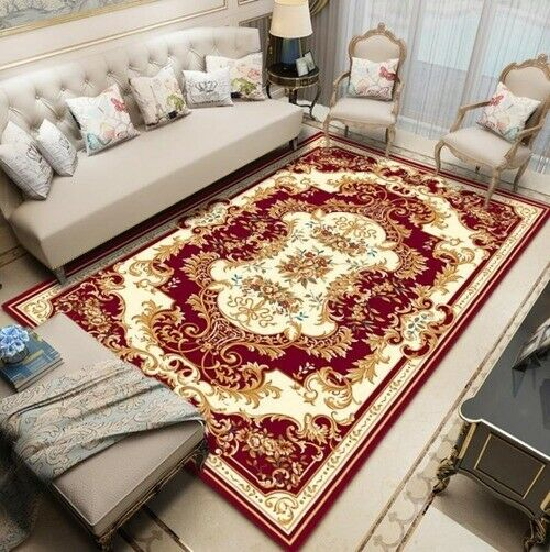 Europe Nodric Carpets Room Carpet Flower Sofa Rug Floor Mat Palace Soft Rugs ##