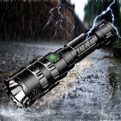 Linterna LED RecargableTactica Militar de Alta Potencia Para Armas Rifles 2 en 1