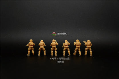 1/72Resin Figure model Modern paratrooper ODST High-precision 3D Soldier