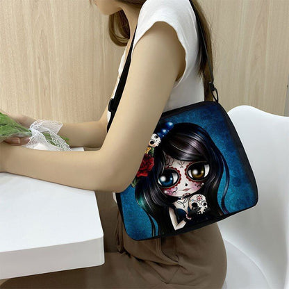 Gothic Skull Women's Bags Large Handbags Messenger Bag Ladies Shoulder Bags 1PC
