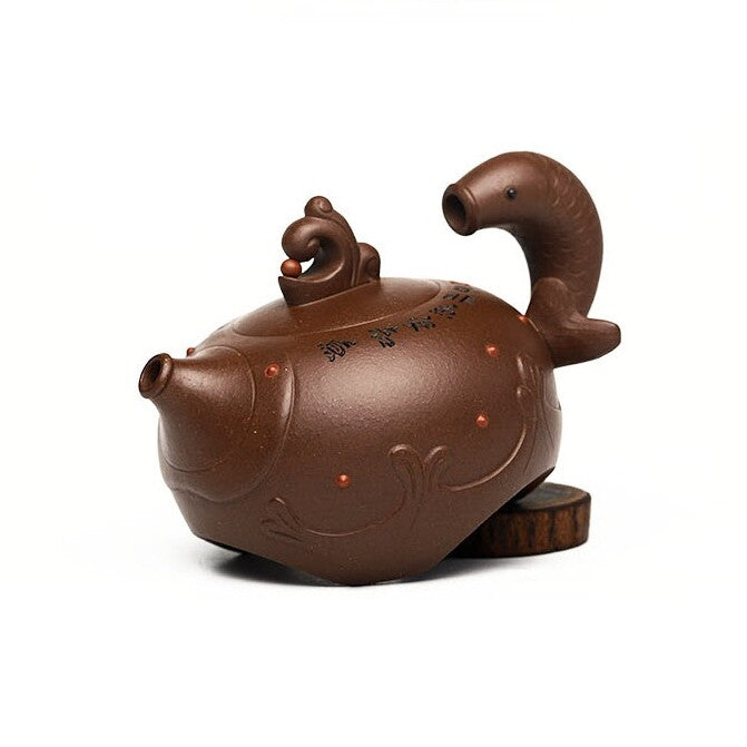 Handmade Tea Pot With 14 Infuser Holes Marked Original Ore Real Yixing Zisha Pot