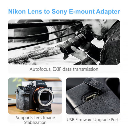 Viltrox NF-E1 AF Lens Adapter – Nikon F to Sony E Mount