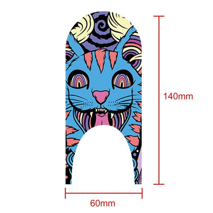 Electric Scooter Modification Decal PVC Sticker Pedal Foot Accessory 140x60x1mm