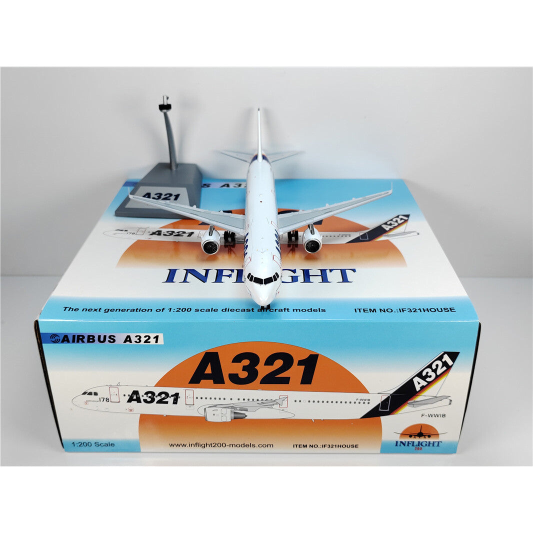 1:200 Inflight Airbus original factory Airbus A321 Diecast Aircraft Model