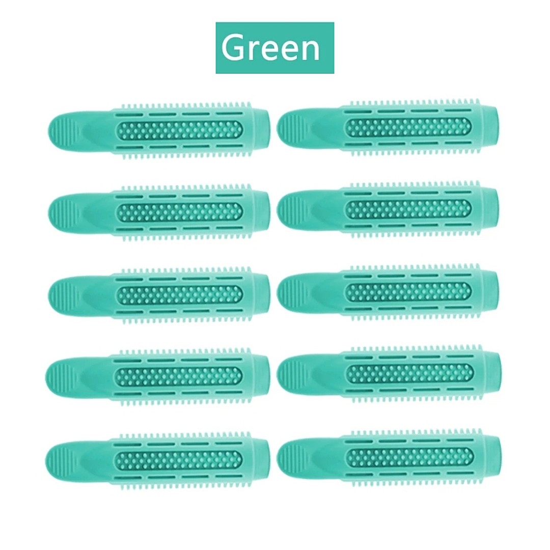 Rizador para Cabello sin calor Reutilizable, Peinados Rulos Rizos Rollos 10 Pcs