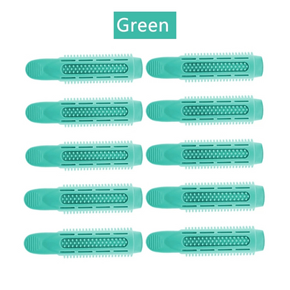 Rizador para Cabello sin calor Reutilizable, Peinados Rulos Rizos Rollos 10 Pcs