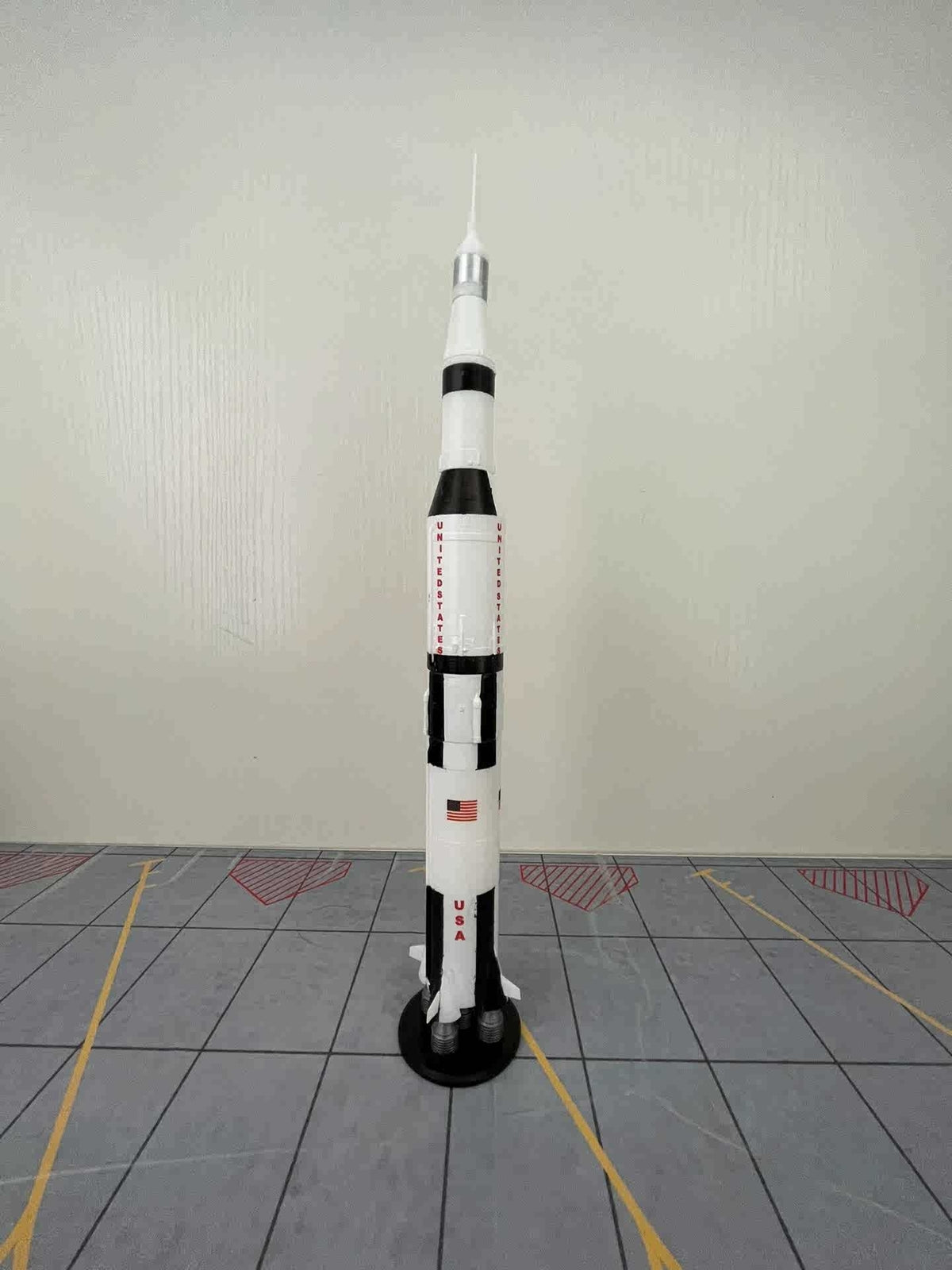1/400 Scale NASA Saturn V Rocket Model 3D Build Resin Model