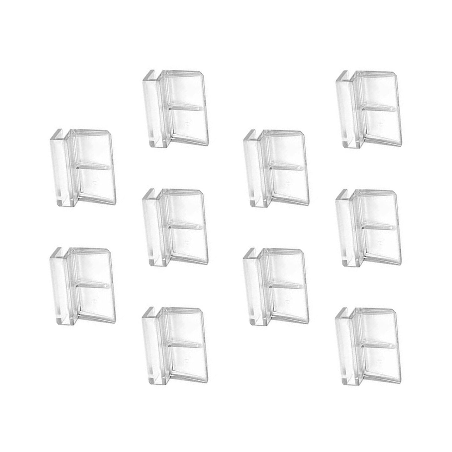 10PCS Acrylic Aquarium Glass Cover Bracket Holder For Rimless Aquarium Fish Tank