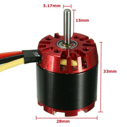N2830 RC Drone Quadcopter Helicopter Aircraft Brushless Motor 1000KV 270W 20A
