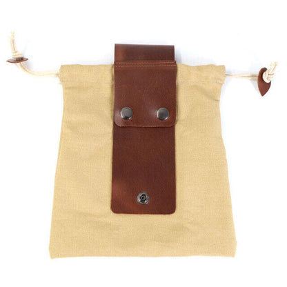 Portable Foldable Metal Detecting Finds Pouch Canvas Drawsting Waist Bag Outdoor