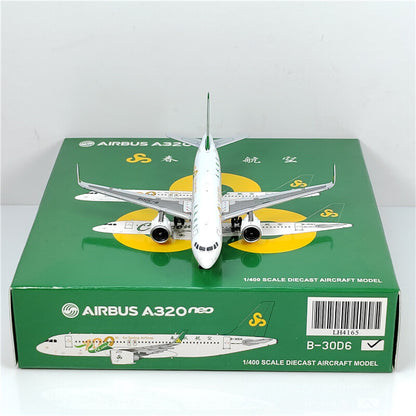 1:400 JC Wings SPRING AIRLINES AIRBUS A320neo Airplane Diecast Aircraft Model