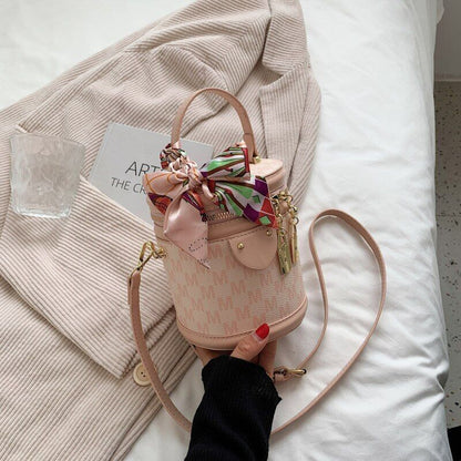 Tote Bucket Bag PU Leather Women's Designer Handbag Shoulder Bag