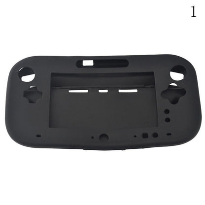 Black Silicone Cover Case Protective For Wii U Gamepad Wireless Controller bv