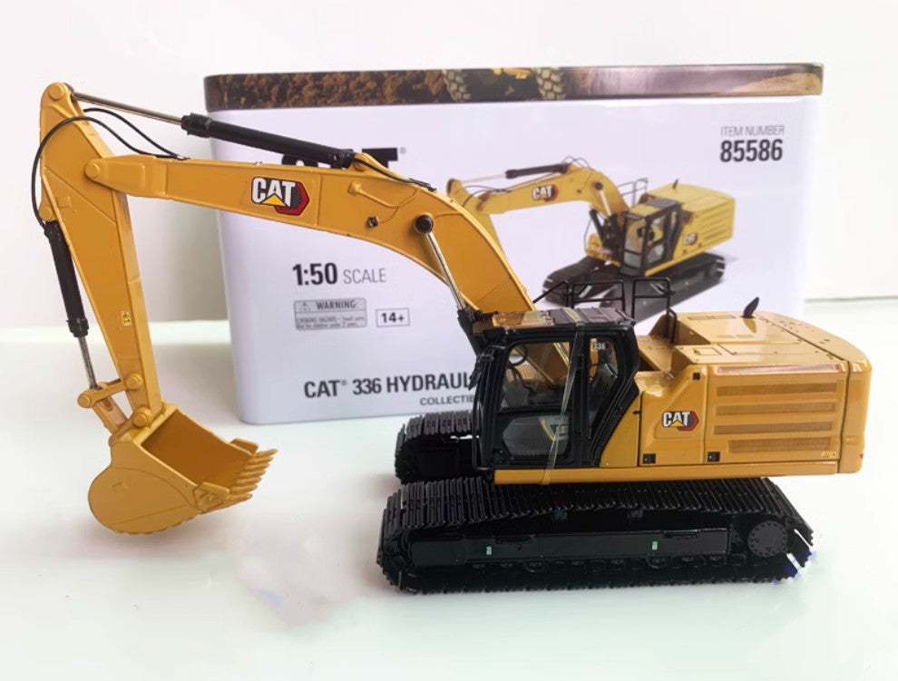 1:50 DM CAT336 Hydraulic Intelligent Excavator Construct Machine Diecast Model