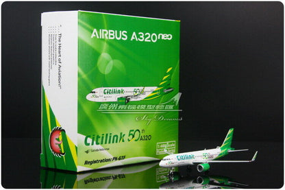 1:400 Phoenix Citilink AIRBUS A320neo Passenger Airplane Diecast Aircraft Model