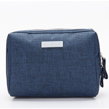Small Cosmetic Case Canvas Travel Toiletry Storage Organizer Makeup Brushes Bags