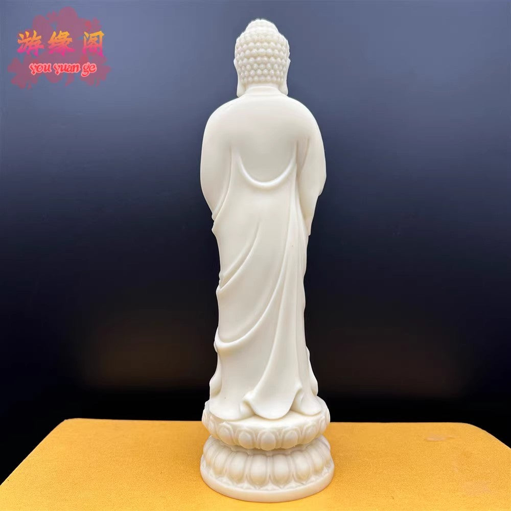 8.3" Amitabha Buddha Statue Buddhism Collection Temple Shrine Home Decor