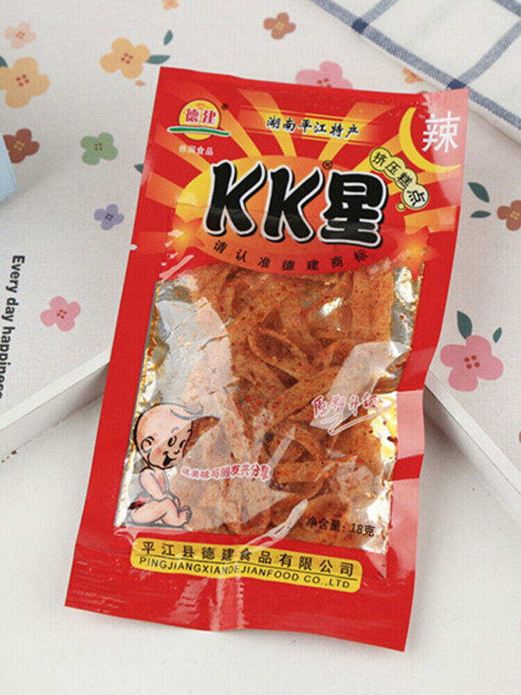 Kk星辣条爆辣麻辣丝怀旧零食 Kk Star Spicy Strip Fried Hot And Spicy Silk Nostalgic Snacks