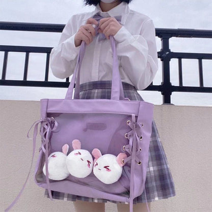 Shoulder Bag Women Soft Synthetic Leather Big Canvas Tote Shopper 32*29*13CM Bag