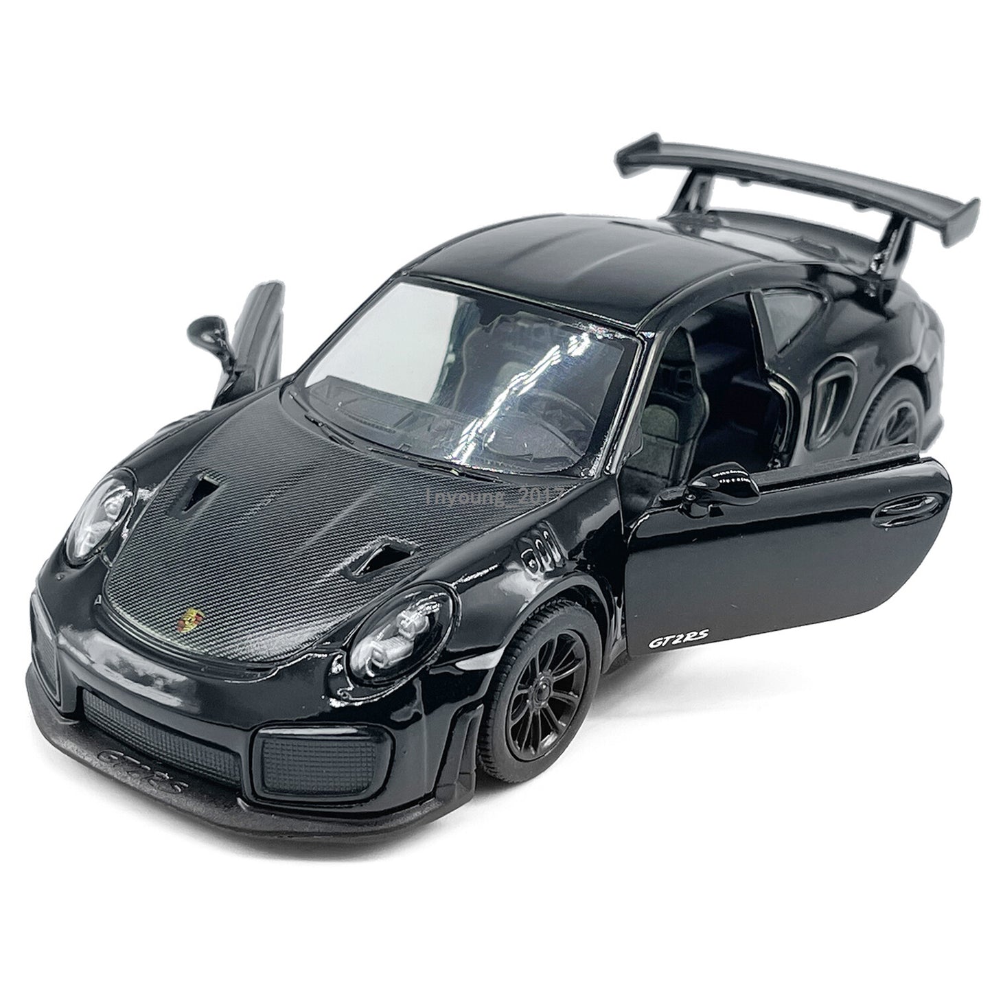1/36 Porsche 911 GT2 RS Model Car Diecast Toy Vehicle Toys for Boys Kids Black