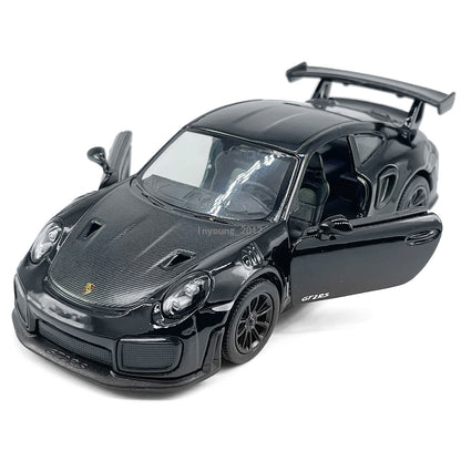 1/36 Porsche 911 GT2 RS Model Car Diecast Toy Vehicle Toys for Boys Kids Black