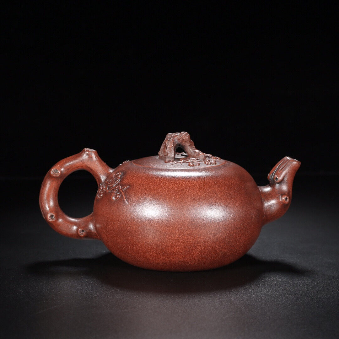 Chinese Yixing Zisha Clay Handmade Exquisite Teapot（梅香 底款：顾景舟）