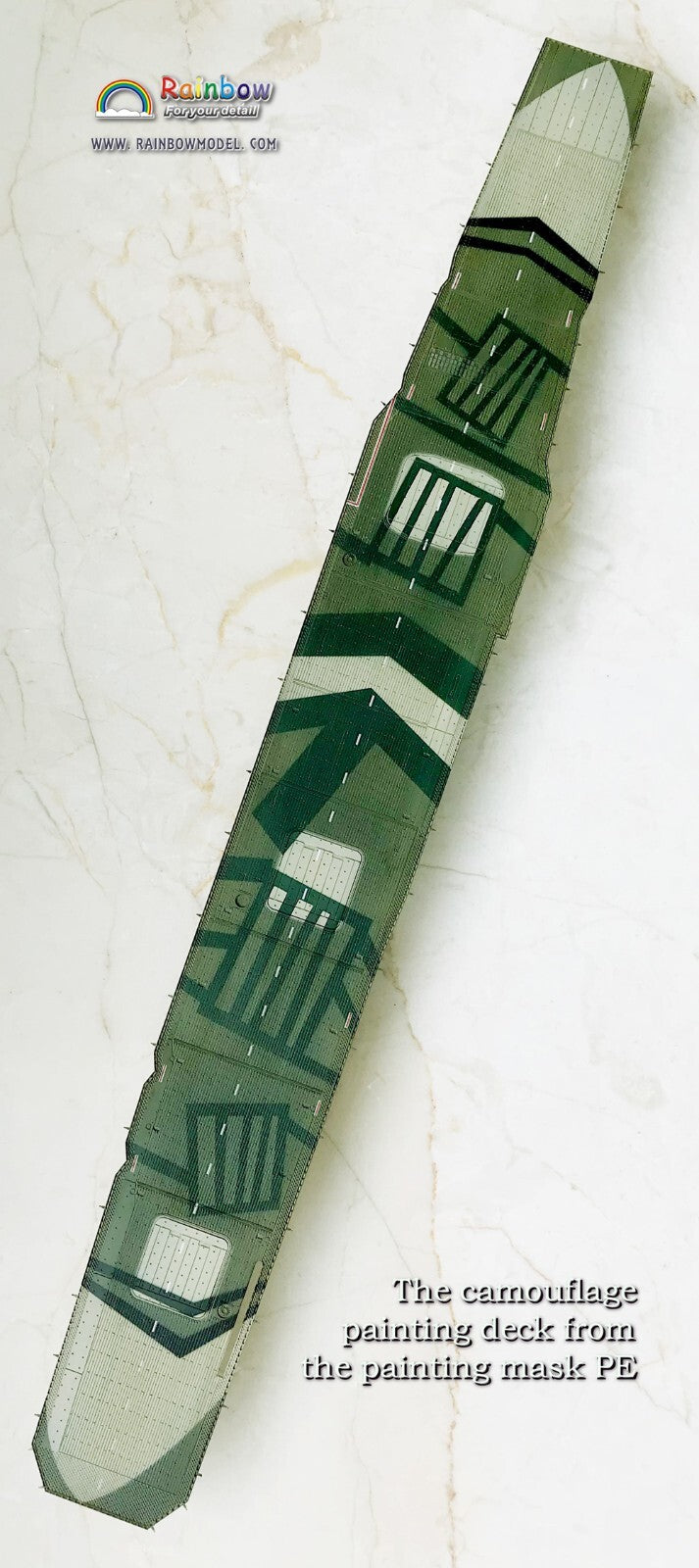 Painting Mask for IJN Zuikaku 1944.10 (Deck Camouflage and Marks) [3 PE]RB7168-1