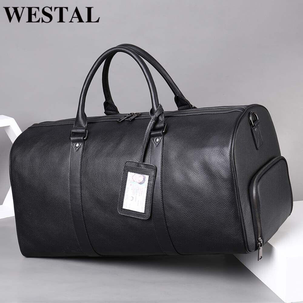 100%Genuine Leather Travel Bag Carry-on Hand Luggage Bags Shoulder Bag Big Totes