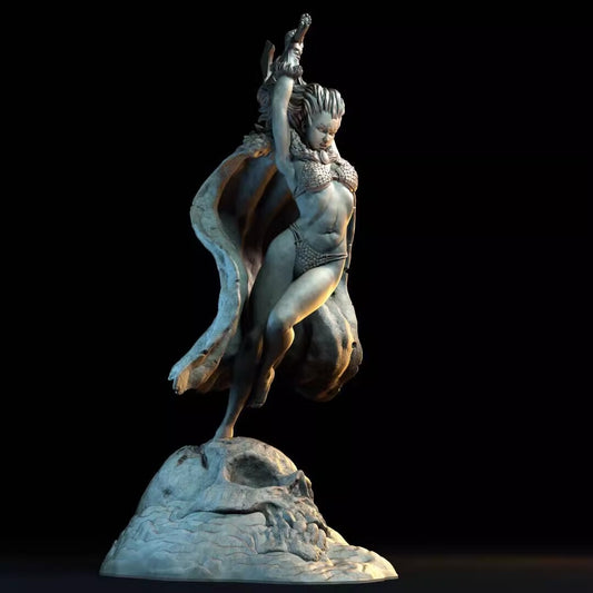 1/24 resin figures model Fantastic and Sexy Female Warrior Unassembled unpainted