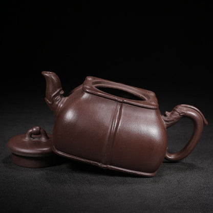 Chinese Yixing Zisha Clay Handmade Exquisite Teapot （龙行天下 底款：顾景舟）