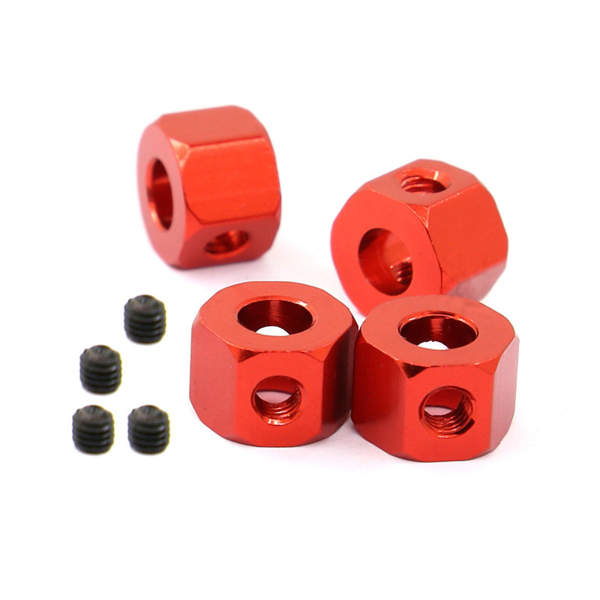 4Pcs 5mm Wheel To 12mm Combiner Wheel Hub Hex Adapter For WPL D12 C14 B14 MN D90
