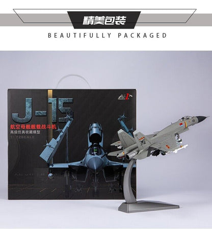 1:72 31CM AF1 J-15 Shipborne Fighter Airplane Diecast Military Aircraft Model
