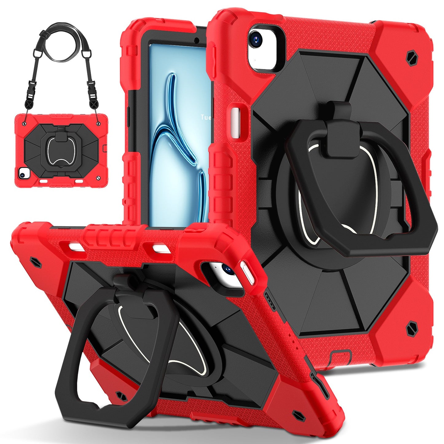 Silicone Hard Protective Tablet Cover For iPad Pro 9.7/10th/11/12/13(2024)/mini6
