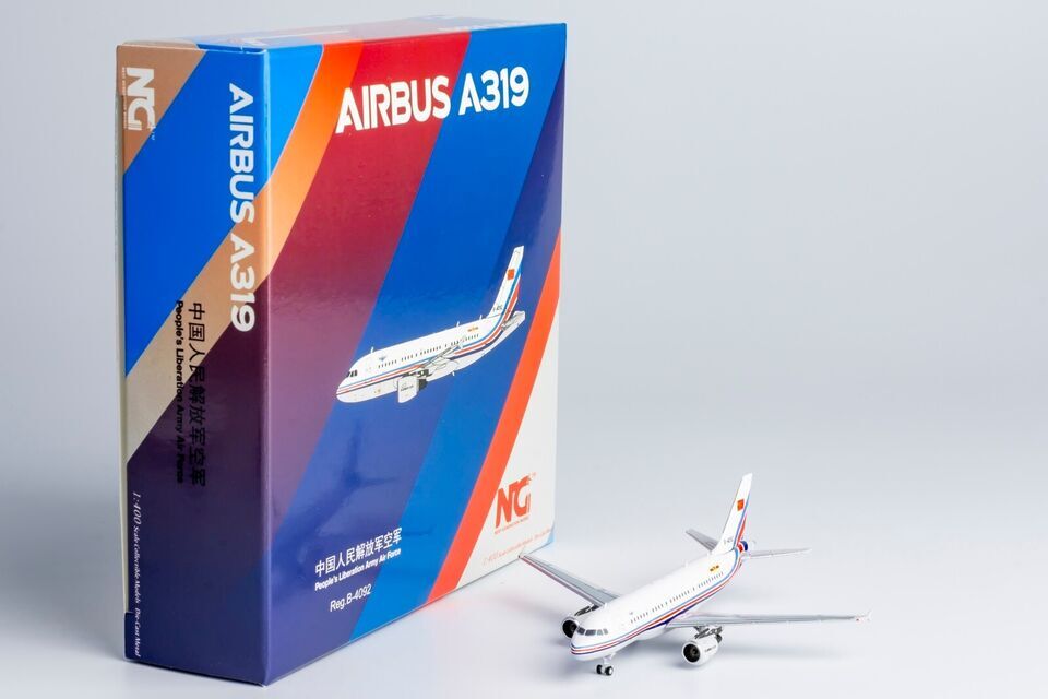 1:400 NG Model PLAAF AIRBUS A319 Passenger Plane Airplane Diecast Aircraft Model