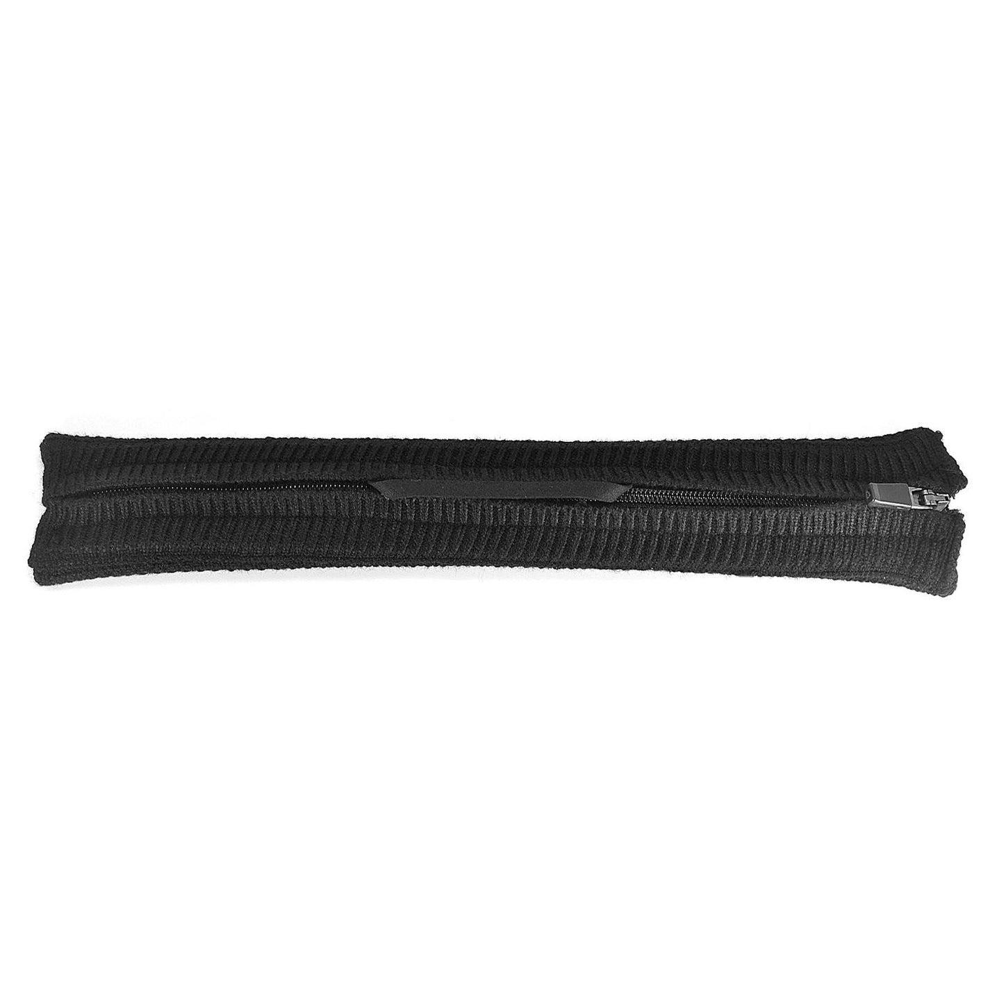 Black Universal Knitted Headaband Sleeve Pad Cushion Cover Headset Replacement k
