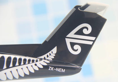26CM 1:100 Risesoon Air New Zealand Dash 8-300 Plane ABS Plastic Airplane Model