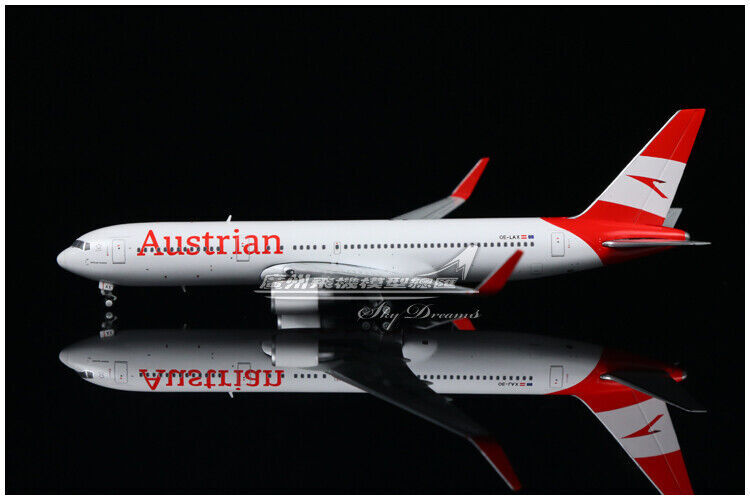 1:400 JC Wings Austrian BOEING 767-300ER Passenger Airplane Diecast Plane Model