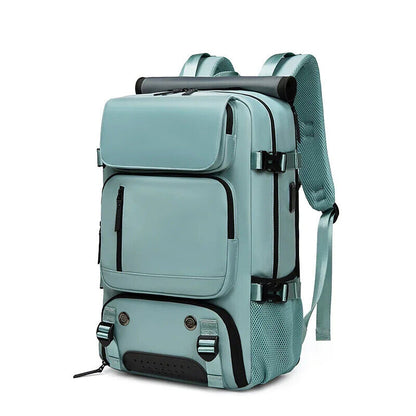 Woman Travel Backpack Laptop Backpack Shoe Bag USB Hiking Camping Backpack