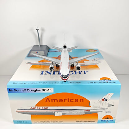 1:200 InFlight American DC-10 N912WA Airplane Diecast Plane Model