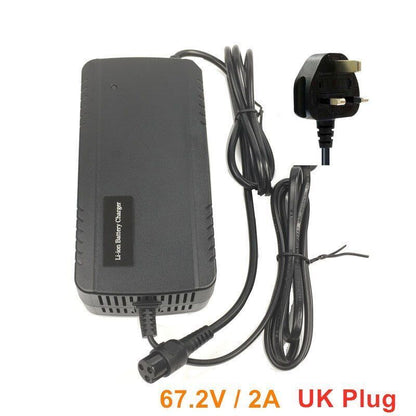 Electric Scooter Lithium Battery Pack 2 - Charging Ports Fast Charging 67.2V/60V