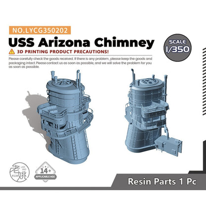 1/700 1/350 Model Upgrades Parts USS Arizona Chimney